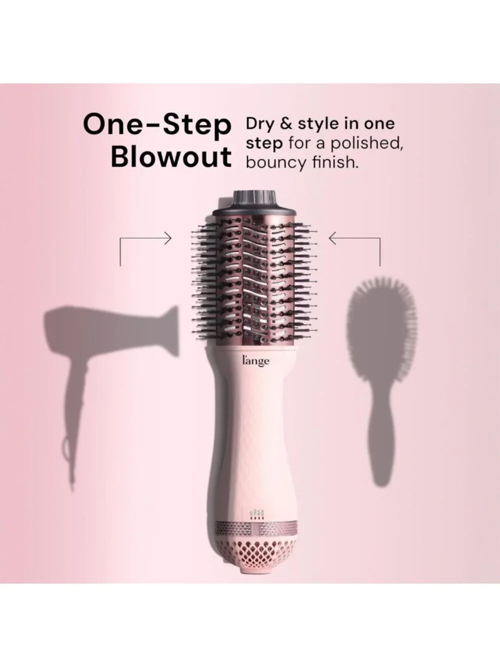 2-in-1 Titanium Blow Dryer Brush | Frizz Control & Volumizing Hot Air Styler